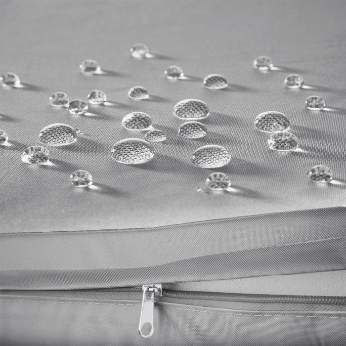 tectake® 2 Wicker tuinstoelen met 4 kussenhoezen - Zwart|Beige