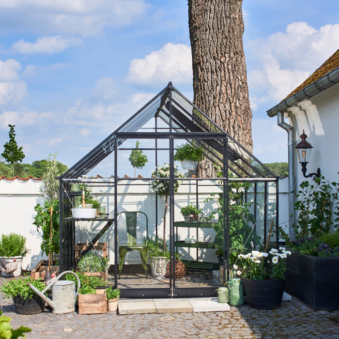 Royal Well Qube 88 Tuinkas met veiligheidsglas