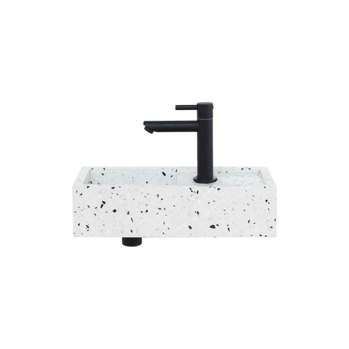 Going Objects - Marmeren mini fontein toilet - Naleya - Wit Terrazzo