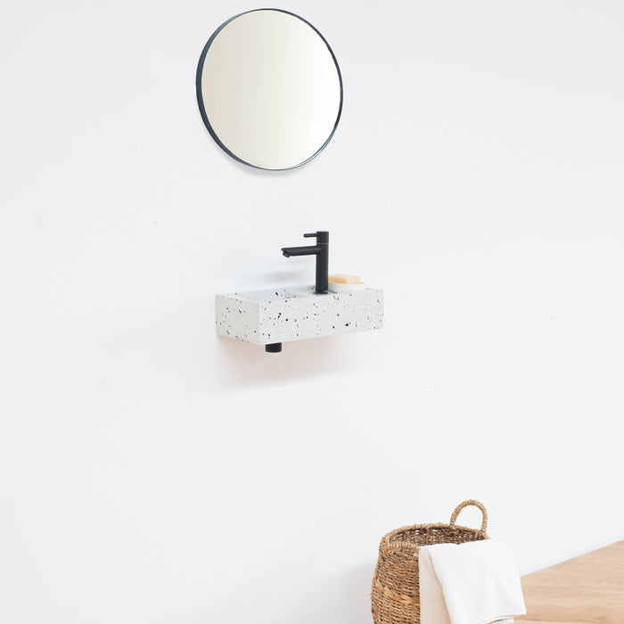 Going Objects - Marmeren mini fontein toilet - Naleya - Wit Terrazzo