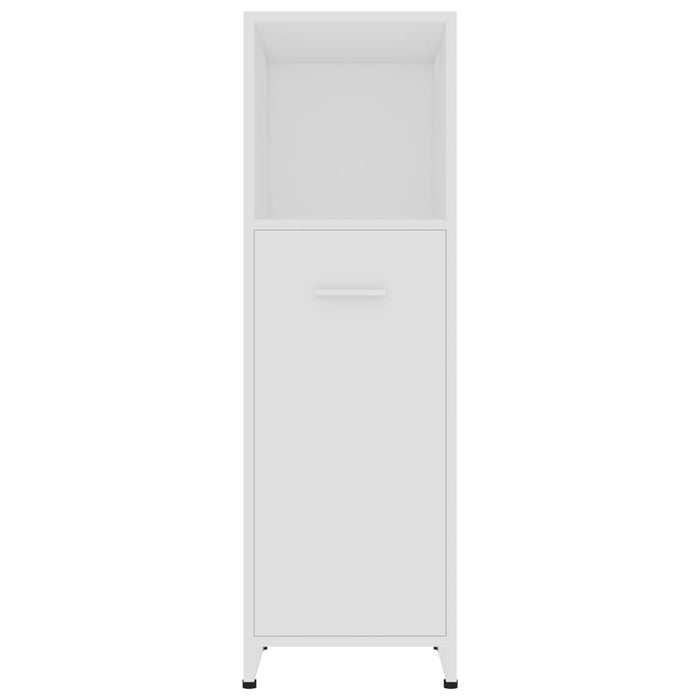 Prolenta Premium - Badkamerkast 30x30x95 cm bewerkt hout wit