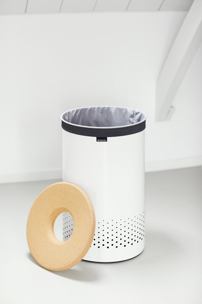 Brabantia Wasbox 60 L - Wit / Kurk