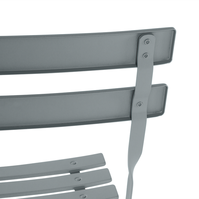 Beliani - FIORI - Bistroset voor 2 - Grijs - Staal