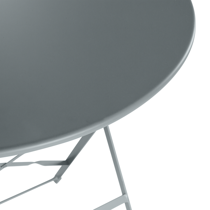 Beliani - FIORI - Bistroset voor 2 - Grijs - Staal