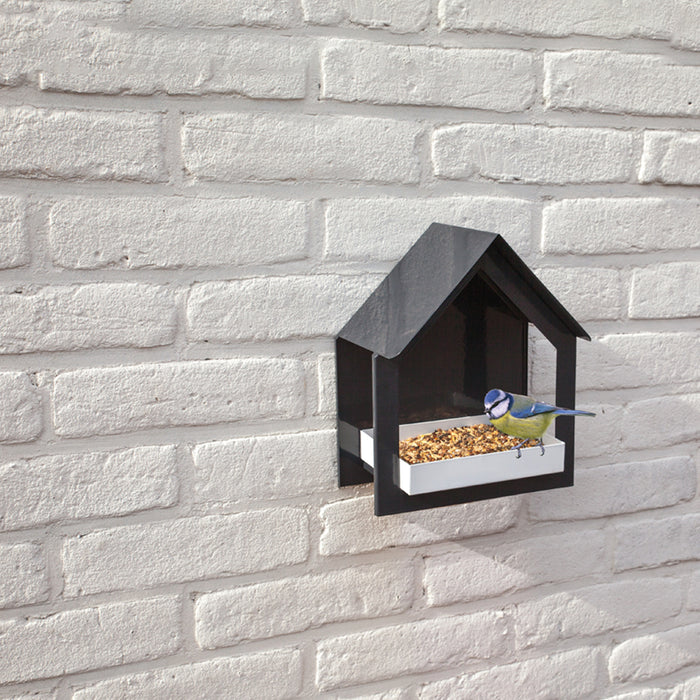 Esschert Design Muurvoedertafel Antraciet|wit design