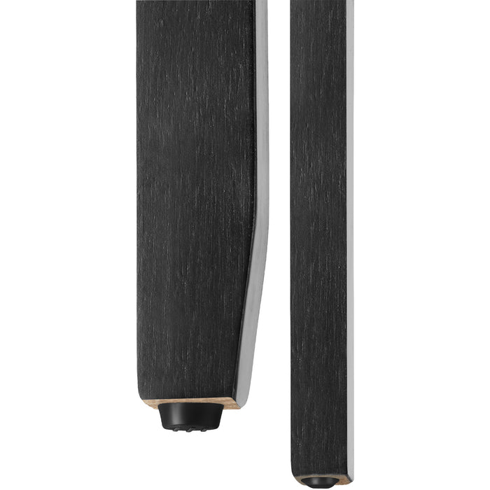 tectake® Eetkamerstoel, ergonomisch, massief hardhout - Set van 2