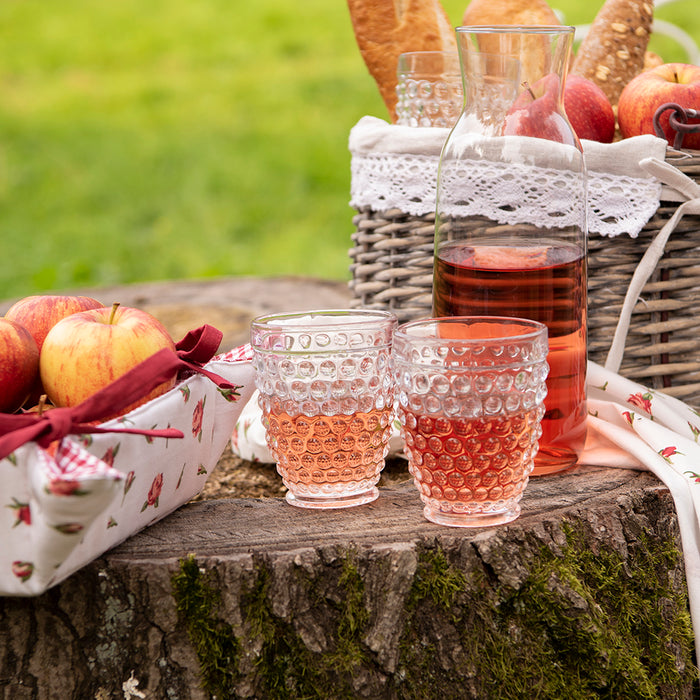 Clayre & Eef Karaf 1000 ml Glas Waterkan Waterkaraf