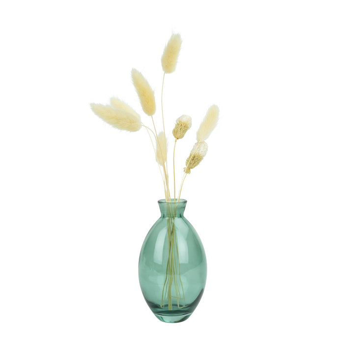 QUVIO Vazen set van 3 - Glas - Groen