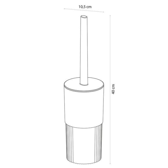 Sealskin Brave Toiletborstel met Houder Vrijstaand - Zwart