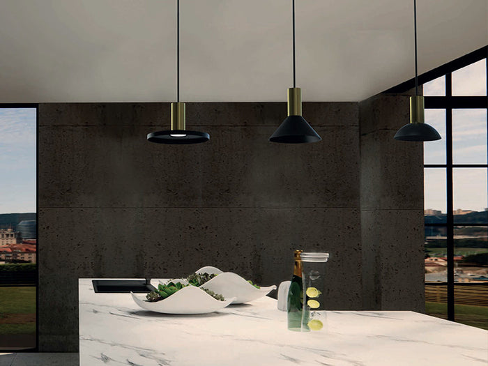 Nowodvorski Hanglamp Hermanos 5 lichts L 132 cm zwart - goud