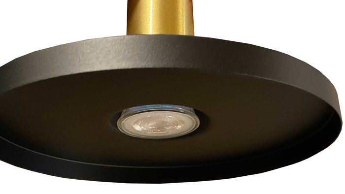 Nowodvorski Hanglamp Hermanos 5 lichts L 132 cm zwart - goud