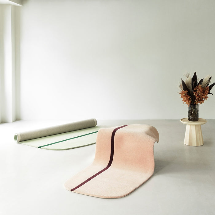 Normann Copenhagen Oona Vloerkleed 140 x 140 cm - Roze