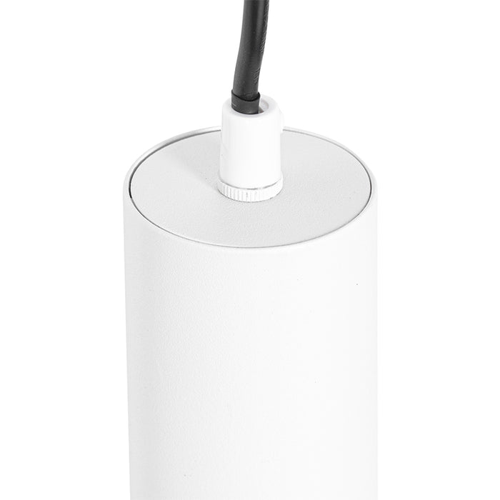 QAZQA Hanglamp jeana - Wit - Modern - L 800mm