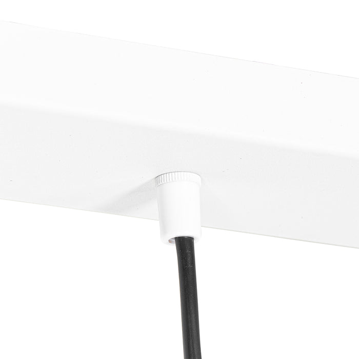 QAZQA Hanglamp jeana - Wit - Modern - L 800mm