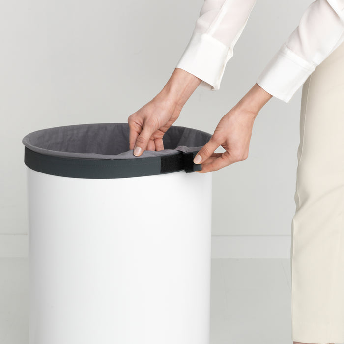 Brabantia Wasbox 60 L - Wit / Dark Grey