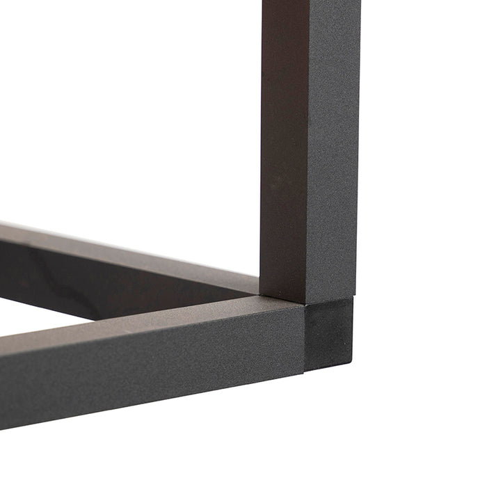 QAZQA Industriële hanglamp zwart 4-lichts - Big Cage