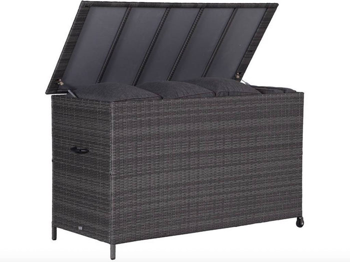Garden Impressions York kussenkist 1028L wicker grijs