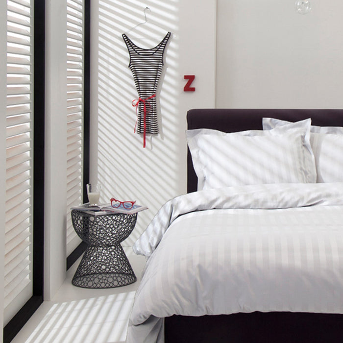 Damai Linea Dekbedovertrek 140 x 200/220 cm - Wit