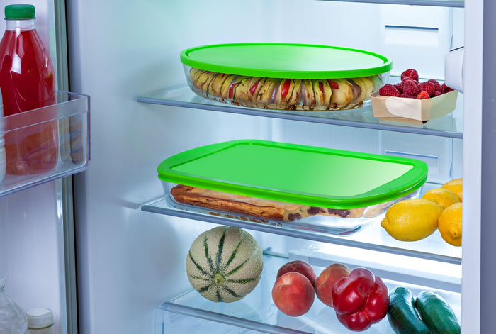 Pyrex Cook & Store Schaal Rechthoek met Deksel 4,5 liter