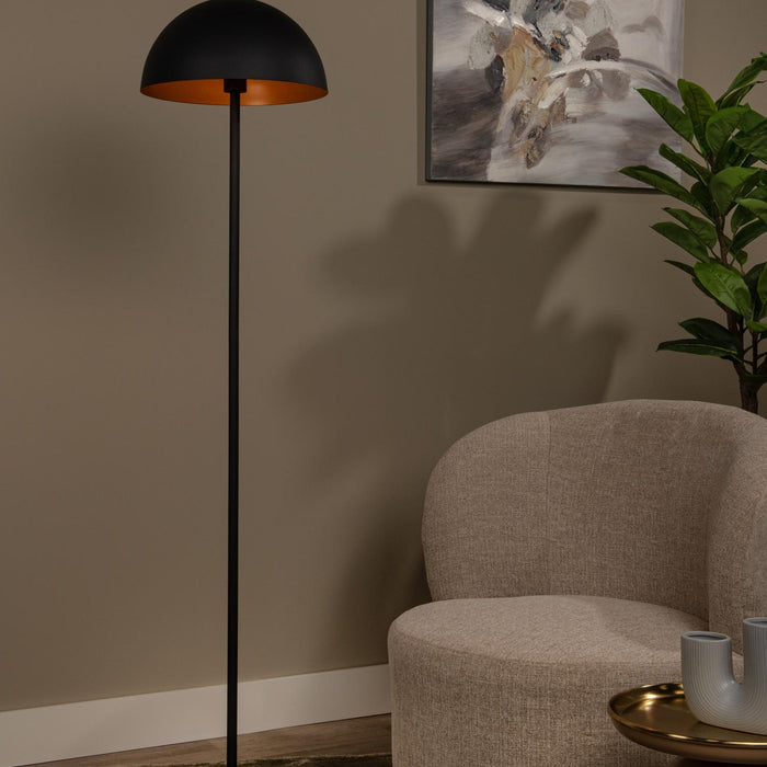 Lucide SIEMON Vloerlamp - Zwart