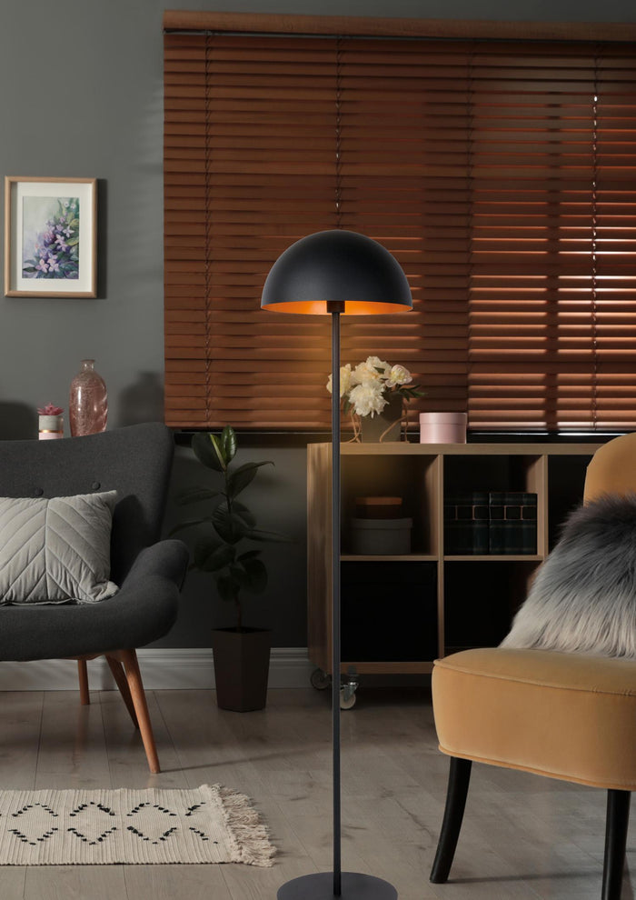 Lucide SIEMON Vloerlamp - Zwart