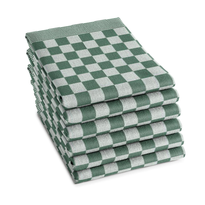 DDDDD theedoek Barbeque - 66x65 cm - Set van 6 - Groen