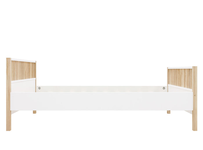 Bopita Mika twinbed 120x200 - Wit|Eiken