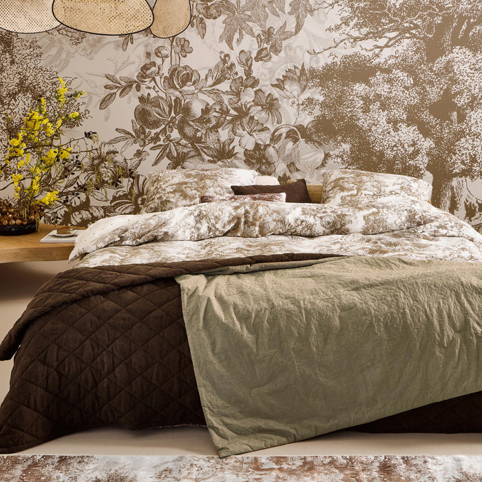 Essenza Billie Sprei 220 x 265 cm - Darkest Brown