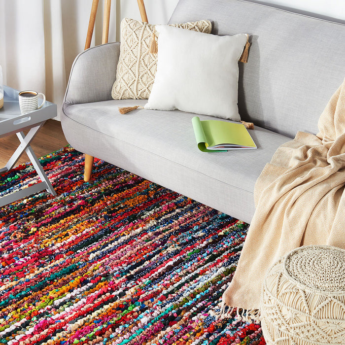 BAFRA - Laagpolig vloerkleed - Multicolor - 140 x 200 cm - Polyester