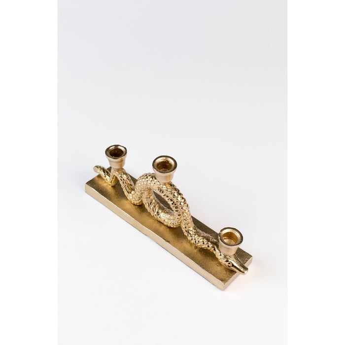 Bold Monkey Keep The Snakes Away dinerkaarsen kandelaar - Goud