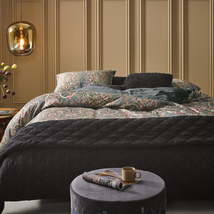 Essenza Billie Sprei 220 x 265 cm - Nachtblauw