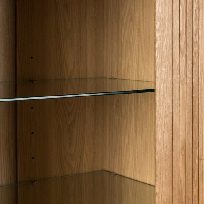 Zuiver Barbier Opbergkast - Lichtbruin