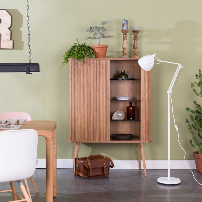 Zuiver Barbier Opbergkast - Lichtbruin