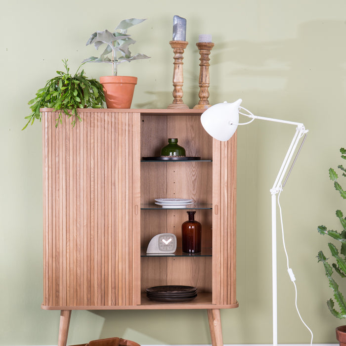 Zuiver Barbier Opbergkast - Lichtbruin