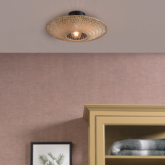 GOOD&MOJO Kalimantan Plafondlamp - Ø44cm - Naturel