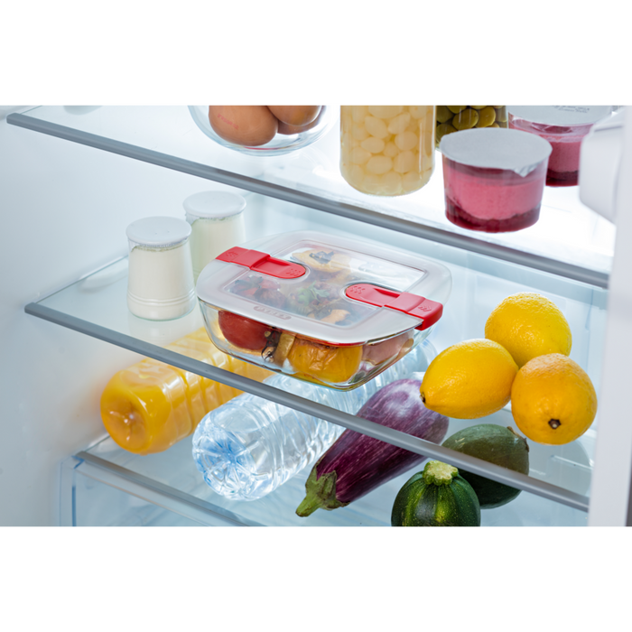 Pyrex - Schaal Vierkant met Deksel, 25 x 22 cm - Pyrex | Cook & Heat