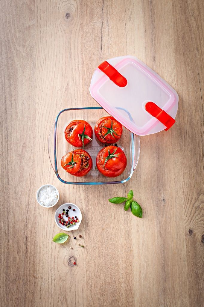 Pyrex - Schaal Vierkant met Deksel, 25 x 22 cm - Pyrex | Cook & Heat