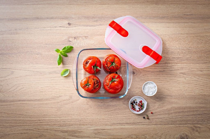 Pyrex - Schaal Vierkant met Deksel, 25 x 22 cm - Pyrex | Cook & Heat