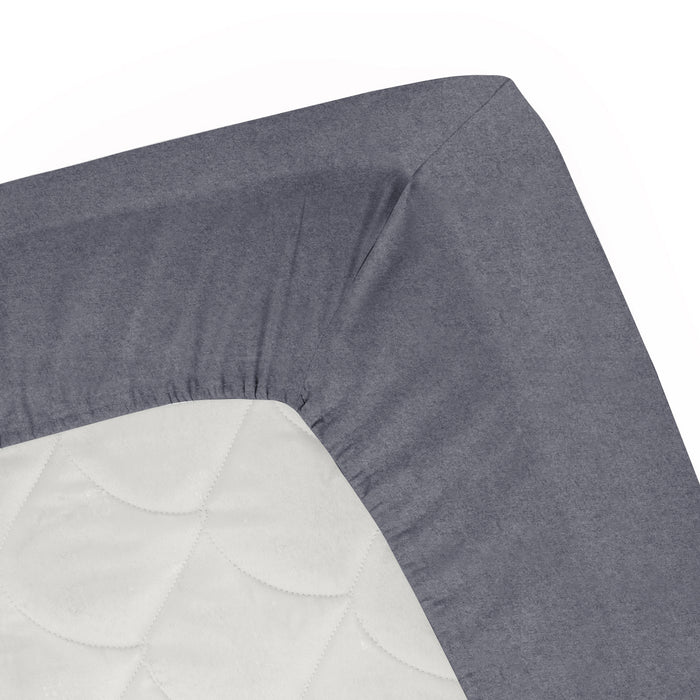 Eleganzzz Topper Hoeslaken Flanel antraciet