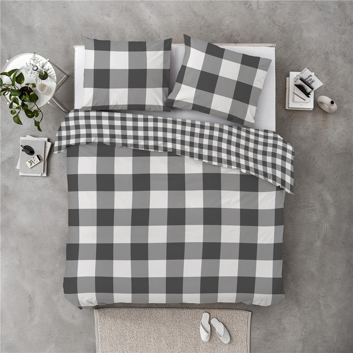 Byrklund - Dekbedovertrek Falsterbo - 140x220 - Grijs