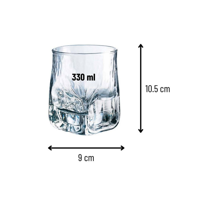 Orange85 Whisky Glazen 330 ml Set van 2