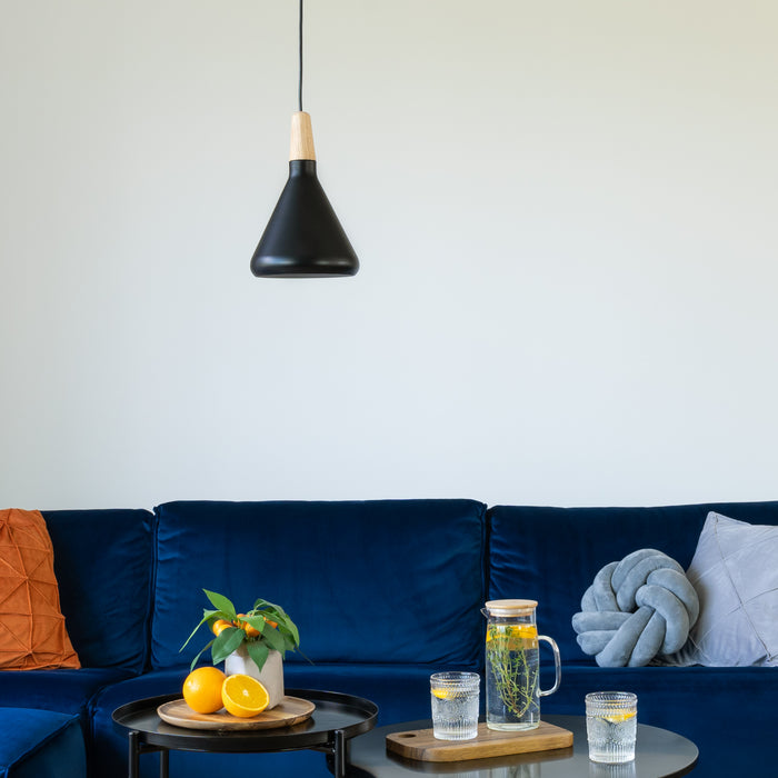 QUVIO Hanglamp langwerpig zwart - QUV5134L-BLACK