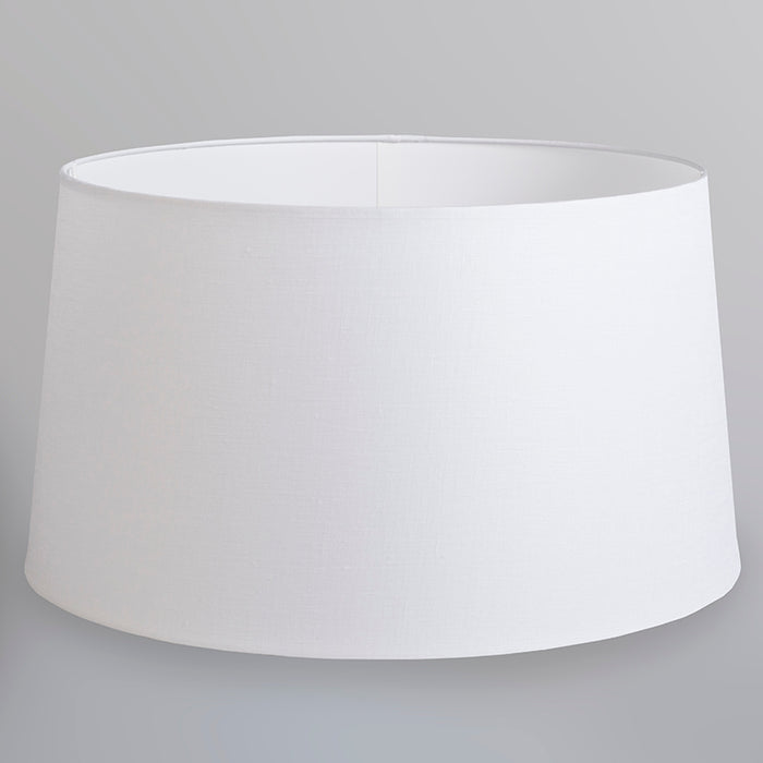 QAZQA Moderne hanglamp zwart met witte kap 45 cm - Pendel