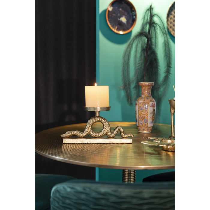 Bold Monkey Keep The Snakes Away blokkaars kandelaar - Goud