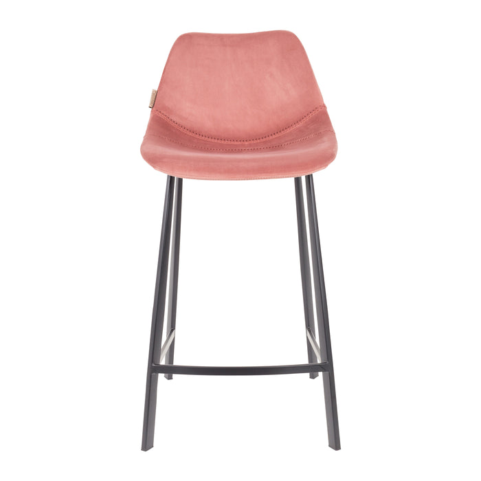 Dutchbone Franky Velvet Barkruk