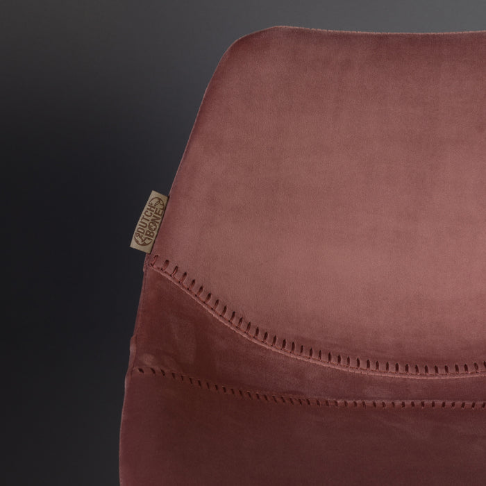 Dutchbone Franky Velvet Barkruk