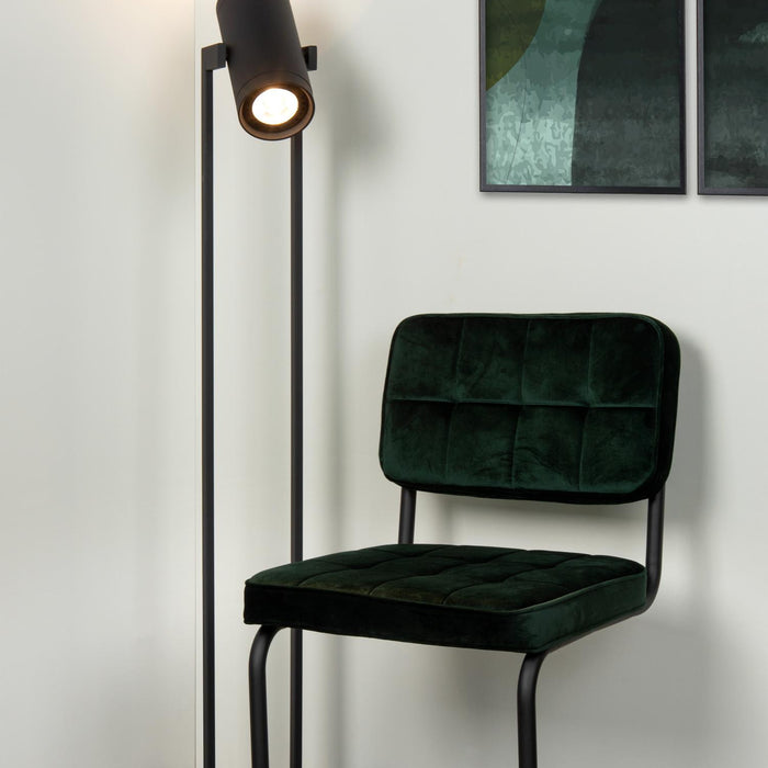 Lucide DOME Vloerlamp - Zwart
