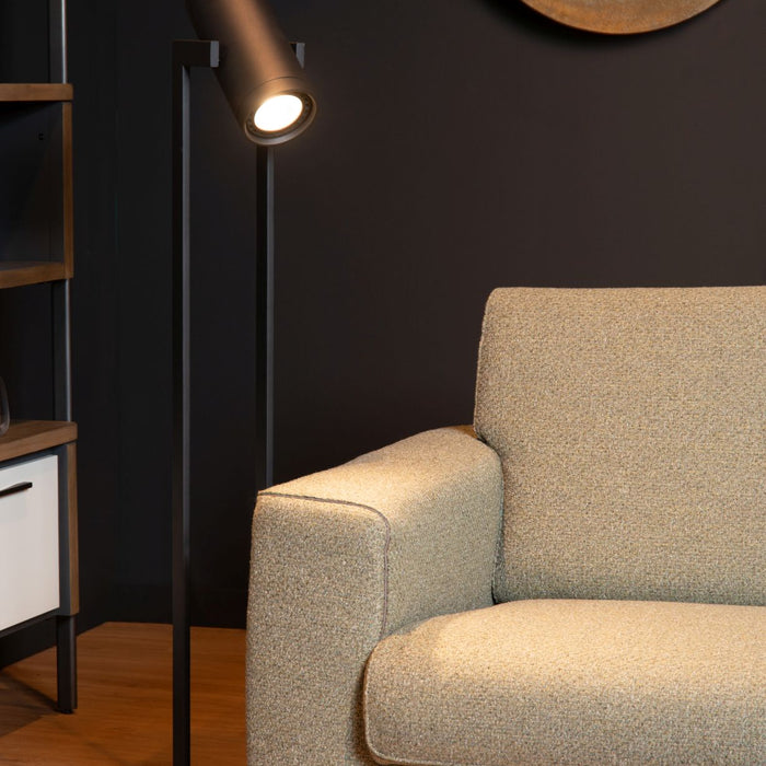 Lucide DOME Vloerlamp - Zwart