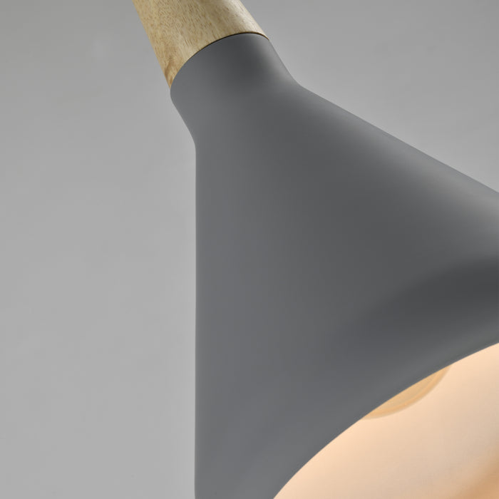 QUVIO Hanglamp langwerpig grijs - QUV5134L-GREY