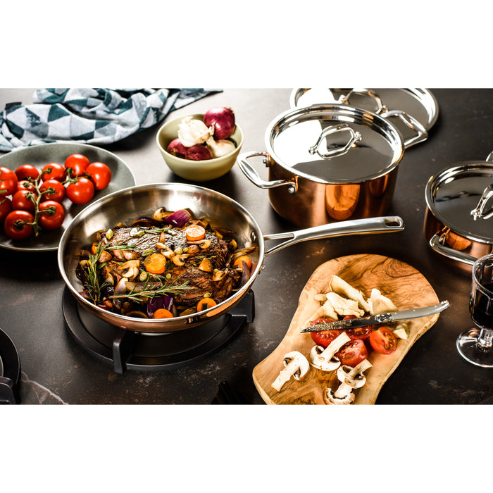 DUCQ koekenpan koper Ø26cm (ook inductie)